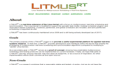 Desktop Screenshot of litmus-rt.org